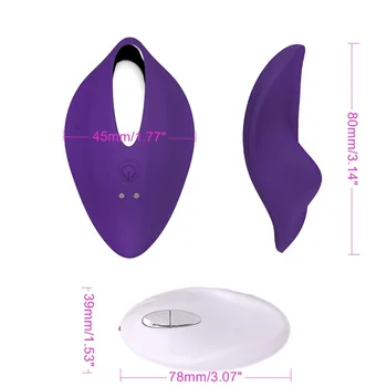 Liniște Pantalon Vibrator Telecomanda Wireless Portabil Stimulator Clitoridian Invizibil Vibratoare Ou jucarii Sexuale pentru femei pentru Femei magazin