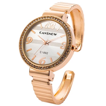 Ceasuri Pentru Femei a Crescut de Ceas de Aur Femei de Lux Brățară Cuarț Ceasuri Femei din Oțel Inoxidabil Ceas Ceasuri Reloj Mujer