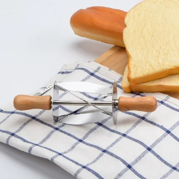 Coacere Bucătărie Din Oțel Inoxidabil De Rulare Tăietor De Aluat Pentru A Face Croissant Tort De Decorare Instrumente De Rulare Cuțit Pentru Croissant, Pâine