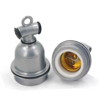 E27 Animale De Companie Lampă De Încălzire Suport Cu Comutator Rezistent La Temperaturi Ridicate Ceramice Izolatoare Suport Lampă Rezistent La Apa De Încălzire Bec