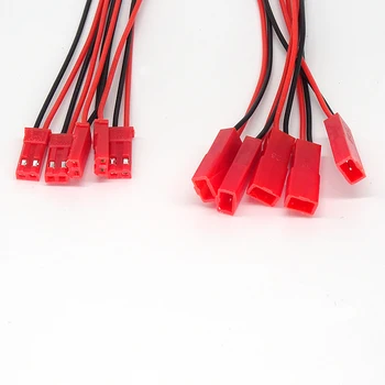 10 Perechi De 2Pins 150mm(1.25 mm Spațiere) JST Conector Mufă Cablu de sex Masculin+Feminin Pentru RC Baterie