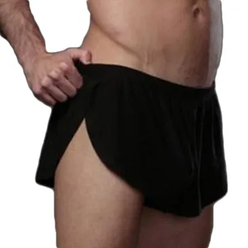 Pantalones Cortos De Hombre Bărbați Lenjerie Sexy, Pantaloni Trei puncte Pantalonii Acasă Matasoasa pentru bărbați Shorts pentru Bărbați Шорты Мужские Szorty