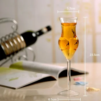 Personalizate Corpul Uman Cupa Frumusete de Vin de Sticlă rezistente la Căldură, Transparente, Pahare de Sampanie Băieți și Fete Cupluri Pahar de Vin