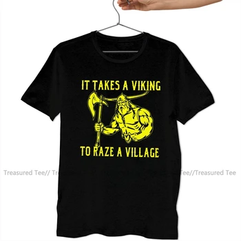 Asgard T Shirt Este Nevoie De Un Viking Pentru A Distruge Un Sat T-Shirt Mens 100 Bumbac Tricou Scurt-Maneca Tricou