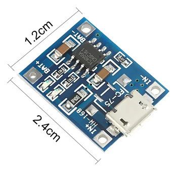Micro Mini USB 5V 1A TP4056 Litiu Baterie Modul de Încărcare Bord Cu Protecție Dublă Funcții 1A Li-ion