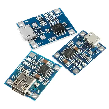 Micro Mini USB 5V 1A TP4056 Litiu Baterie Modul de Încărcare Bord Cu Protecție Dublă Funcții 1A Li-ion