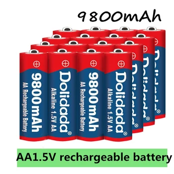 1~20buc/lot Brand AA baterie reîncărcabilă 9800mah 1,5 V Alcaline Noi Reîncărcabilă baterie pentru lumina led-uri de jucărie mp3