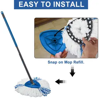 1buc Înlocuire Microfibre Spin Mop Curat Umple Capul pentru Vileda O-Cedar EasyWring de uz Casnic Instrumente de Curățare Mop Accesorii