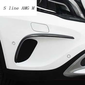 Styling auto din fibra de Carbon lămpi de ceață grilaj de șipci auto proiectoare ceata acoperi Autocolante Garnitura pentru Mercedes-Benz GLA-Class X 156 Accesorii