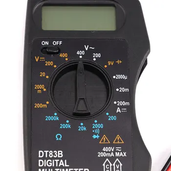 Digitală pe Tranzistor Tester AC/DC Ampermetru Volt Ohm Metru Tester Multimetro Cu Termocuplu lumina de Fundal LCD Portabil