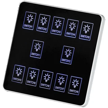 Programabil Inteligent Panoul de Control 86 Tip Touch Panou Comutator Inteligent Comutator de Perete de Comunicare RS485 Personalizare