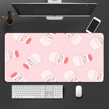 Mari de Gaming Mousepad Cauciuc Otaku Anime de Moda Roz Mouse Pad Gamer XL Tastatură Drăguț Moda Covor Laptop Calculator de Birou Mat