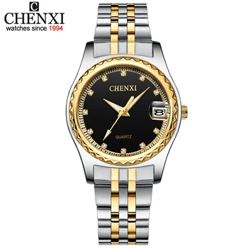 CHENXI Femei Brand de Ceasuri de Lux din Oțel Inoxidabil Cuarț Ceas Casual Impermeabil Doamnelor Încheietura Ceas Lady Ceas Relogio Feminino