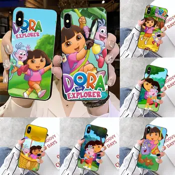 Dora exploratoarea desene animate drăguț de înaltă calitate Telefon Caz shell pentru iPhone 11 12 pro XS MAX 8 7 6 6S Plus X 5S SE 2020 XR