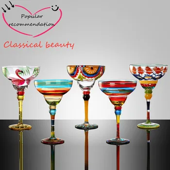 Handmade Colorate Cocktail cupa Europei Cupa Cupa cupa de Sampanie Creative pahare de Vin Bar Petrecere Acasă DrinkWare cadouri de nunta