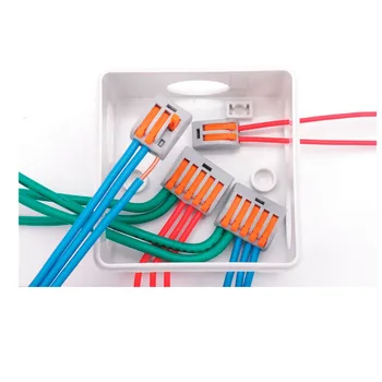10/30/50/100 buc Electrice Sârmă Conector Push-in Bloc Terminal Universal Repede Cabluri Conectori de Cablu Pentru Conexiune prin Cablu