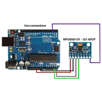 IIC I2C GY-521 MPU-6050 MPU6050 3 Axe Analog Senzori Giroscop + 3 Axe Accelerometru Modul Pentru Arduino Cu Ace de 3-5V DC