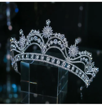 CC Nunta Coroana Femei Accesorii de Par Mireasa Diademe și Coroane de Logodna Bijuterii Romantic Bentițe Printesa Frizură QS01