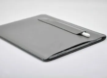 Pentru Apple iPad Pro 12.9 11.0 (2021) inch Caz Cu Pix Husă de Protecție Moale Sac Microfibra Maneci din Piele de Caz