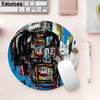 YNDFCNB Jean Michel Basquiat Arta Graffiti Silicon Durabil Computermats Anti-Alunecare Laptop PC Soareci Pad Mat gaming Mousepad