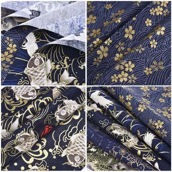 5PCS Japoneză Val Model Diagonal Tesatura de Bumbac, Cusut Quilt Fabric Pentru Manual Foaie de Pernă Patchwork Pânză