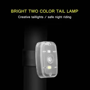 Siguranța Noaptea de Funcționare Led Brațul de Avertizare Ciclism Lampa de Bicicleta Țială Lumină USB de Încărcare Biciclete Biciclete Spate Sport J9R2