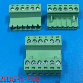 10sets Solderless pluggable terminale KF2EDG5.08-2p/3p/4p/5p/6p/7p/8p/9p/10p Teren 5,08 MM Fund de tip plug-in