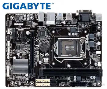 Desktop-ul pt Placa de baza GIGABYTE GA-B85M-D2V B85, Socket LGA 1150 i3 i5 i7, DDR3 16G Micro-ATX BIOS UEFI Folosit Placa de baza PC