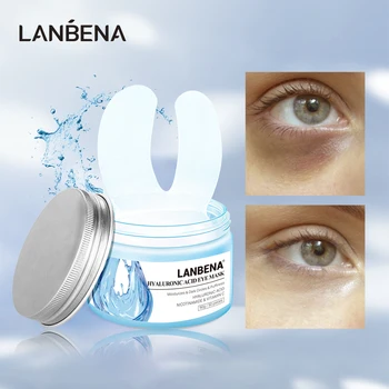 LANBENA 50PCS Acid Hialuronic Masca de Ochi Patch-uri Ochi de Îngrijire a Ochilor Reduce Cercurile Intunecate de Saci de Linii de Ochi Antirid de Ridicare Fermitate de Îngrijire a Pielii
