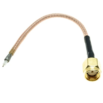 RPSMA RP-SMA tată pentru a Deschide-end Singur Capăt PCB Lipire Router WiFi RG316 50Ω RF Coaxial Jumper Cablu Coadă b