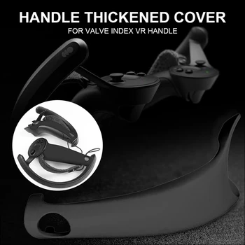 Mâner confortabil Îngroșat Acoperire Anti-Alunecare Anti-Transpirație Capac Mâner Capac pentru Ventil Index VR HMD