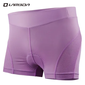 LAMEDA Femei pantaloni Scurți de Ciclism 3D Gel Căptușit Respirabil Lenjerie Rutier de Biciclete MTB pantaloni Scurți de Echitatie Jos pantaloni Scurți Negru-Violet