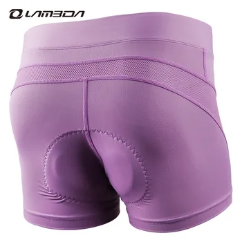 LAMEDA Femei pantaloni Scurți de Ciclism 3D Gel Căptușit Respirabil Lenjerie Rutier de Biciclete MTB pantaloni Scurți de Echitatie Jos pantaloni Scurți Negru-Violet