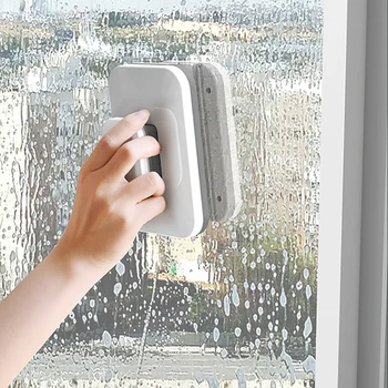 Avansat Față-Verso Curat Fereastră Window Cleaner Sterge Magnetic De Adsorbție De Sticlă De Uz Casnic Perie De Curățare De Uz Casnic Instrument Cadou