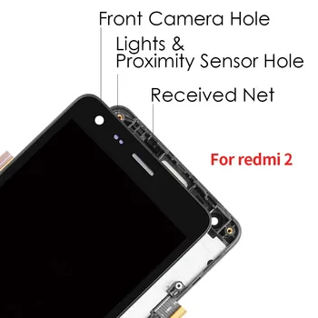 Original Cadru de Asamblare Pentru Xiaomi Redmi 3S Display LCD Touch Ecran Pentru XIAOMI Redmi 3 3S Pro Pro LCD Pentru Redmi 2 LCD