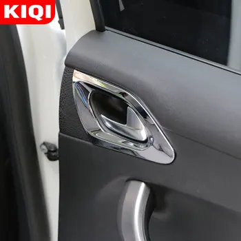 KIQI 4buc/Set Masina ABS Crom Interior Mânerul Portierei Tapiterie Usa Capac Castron Autocolant pentru Peugeot 2008 - 2019 Accesorii Auto