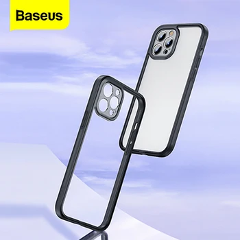 Baseus Transparent Cazul în care Telefonul Pentru iPhone 12 Pro Max 12 Mini Coque Clar TPU Moale Capacul din Spate Pentru iPhone 12Pro Max Fundas Shell