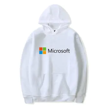 Bărbați Femei Tricou Amuzant LOGO-ul de Imprimare Google Microsoft Hanorace de Bumbac de înaltă calitate hanorac haine de Lucru pentru practicieni