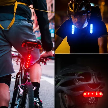 3 Culori Lumină Bicicleta Ciclism Lumini USB Reîncărcabilă Biciclete Impermeabil Lumini de Biciclete de Munte Biciclete Lumina Reîncărcabilă