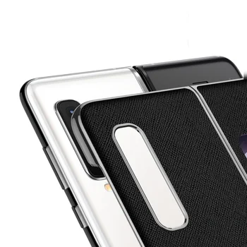 Lux-Side Dublu de Piele pe Capacul Telefonului Pentru Sumsang Galaxy Ori 1 Caz Placare Cadru de All-inclusive la Șocuri de Protecție Funda