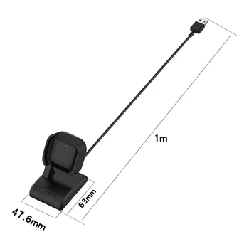 Compatibil pentru Fitbit-Versa 2 / Lite Ceas Inteligent USB Cablu de Încărcare Stație de Stand