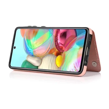 Caz de telefon pentru Samsung Galaxy A71 4G Carte de Titularul Portofel Flip Cover Stand din Piele de Celule Accesorii Glaxay O 71 Gaxaly 71A Cazuri
