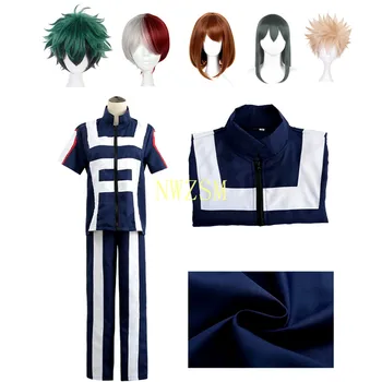 Anime Eroul Meu Mediul Academic Midoriya Izuku Todoroki Shouto Uniformă De Școală De Gimnastică Costum Cosplay Costum