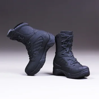 Mnotht 1/6 Scară Femei poliție cizme cizme de Luptă Militare Pantofi se potrivesc pentru Detașabil-Jos a Corpului Figura model de jucărie