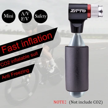 CO2 Pneumatic ZTTO Bicicleta CO2 Pneumatic cu Manșon Izolate Mini-Pompa de Mana NICI cu Cartușe de CO2 CO2 Pompa Pentru Bicicleta