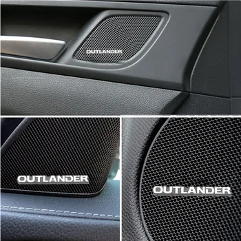 4buc de Styling Auto audio Vorbitor Emblema, Insigna Autocolante Pentru Mitsubishi Outlander 3 4 2019 2020 2021 Accesorii Auto