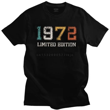 Frumos Mens Născut În 1972 Tricouri Maneca Scurta, O-neck Bumbac T-shirt de-a 48-a Aniversare Cadou Editie Limitata de Tricouri Topuri Haine