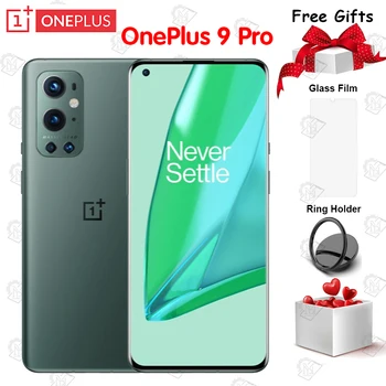 Nou Original Oneplus 9 Pro 5G Telefon Mobil 6.7 Inch LTPO AMOLED 120Hz 8G+256G Snapdragon 888 Octa Core IP68 NFC Smartphone
