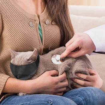 Nailon Cat Botnițe Pisica Masca De Fata Frizer Ajutoare Pisica Îngrijire Instrumente De Prevenire Zgârieturi Și Anti-Musca
