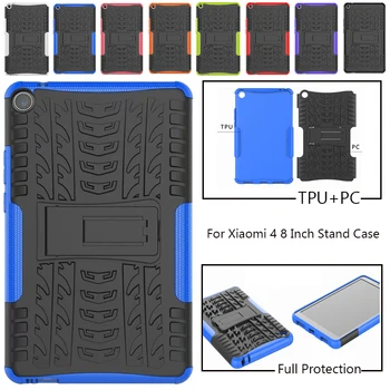 Caz Pentru Xiaomi Mi Pad MiPad 4 Mipad4 8.0 inch Cover Heavy Duty 2 in 1 Hibrid Robust, Durabil Funda Tablet Stand Shell Capa